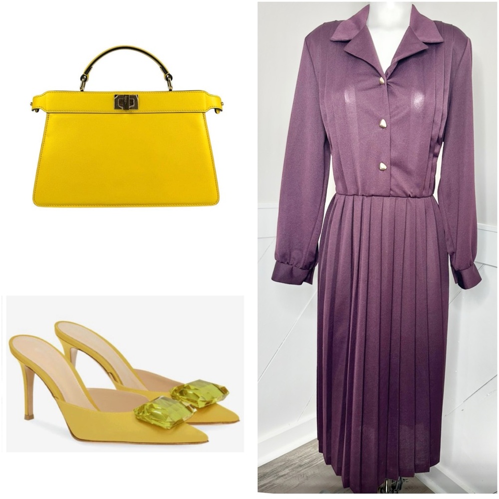 BLAIR BOUTIQUE PURPLE VINTAGE DRESS-PRELOVED-16